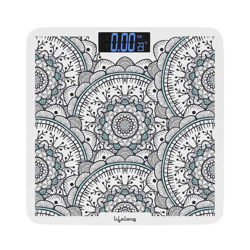 Lifelong Nimbus LLWS81 Digital Weight Machine | Tempered Glass