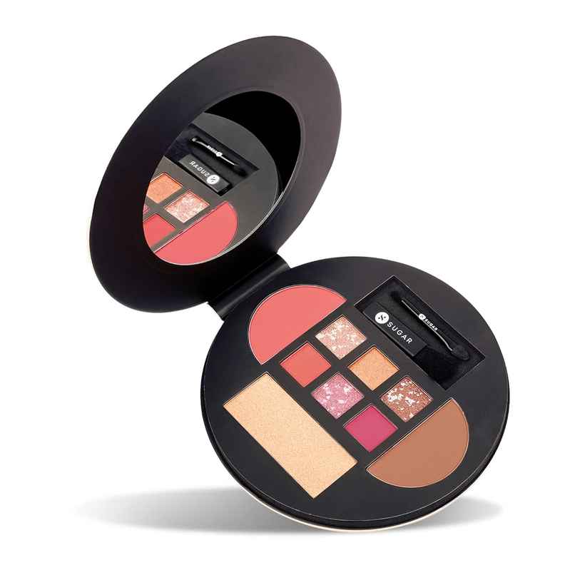 SUGAR Cosmetics Contour De Force Eyes And Face Palette - 02 Pink Pro SUGAR Cosmetics Contour De Force Eyes And Face Palette - 02 Pink Pro
