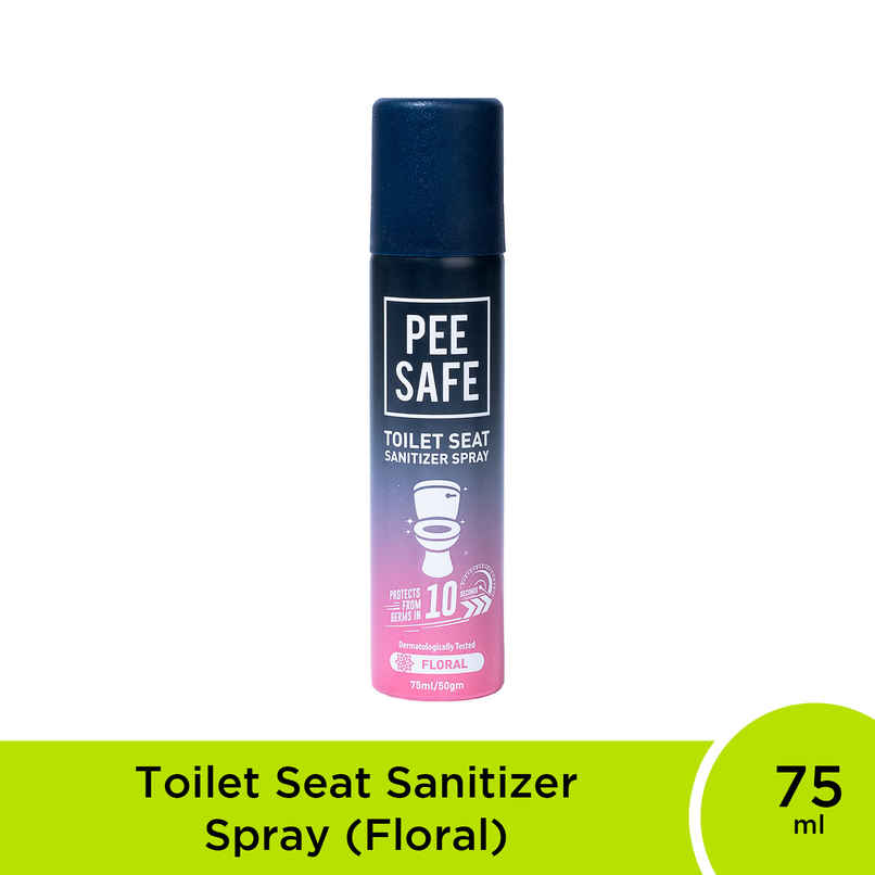 Pee Safe Toilet Seat Sanitizer Spray Floral