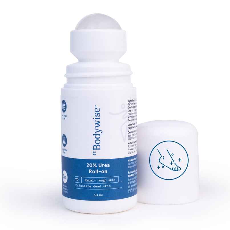 Be Bodywise 20% Urea Foot Cream Roll On | For Dry & Cracked Heels Be Bodywise 20% Urea Foot Cream Roll On | For Dry & Cracked Heels