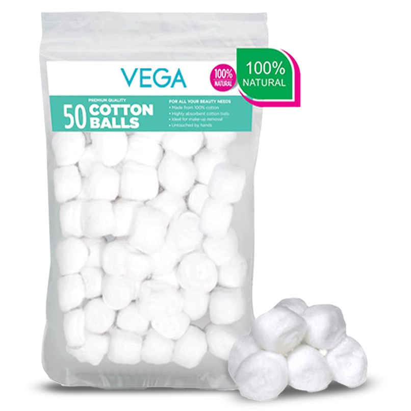 VEGA Care White Cotton Balls | Soft & Absorbent VEGA Care White Cotton Balls | Soft & Absorbent