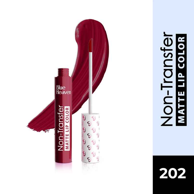 Blue Heaven Non Transfer Lip Color | Maroon 202 Blue Heaven Non Transfer Lip Color | Maroon 202