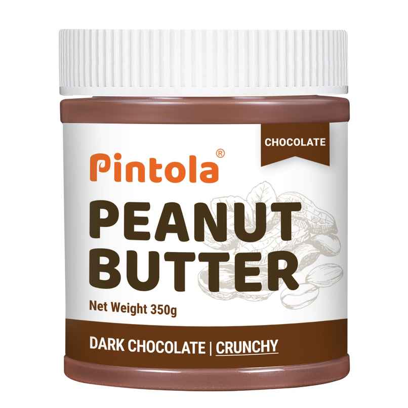 Pintola Peanut Butter Chocolate Flavour Crunchy - 18.6G Protein & 5.2G Dietary Fiber