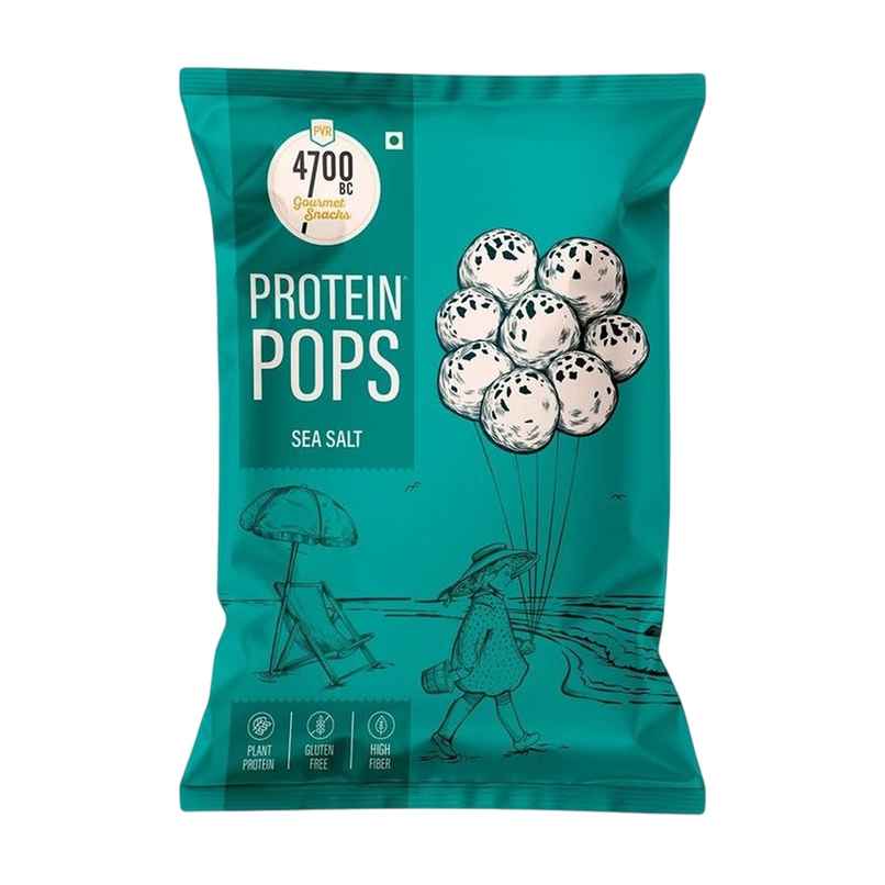 4700BC Protein Pops | Makhana Sea Salt Pouch 4700BC Protein Pops | Makhana Sea Salt Pouch