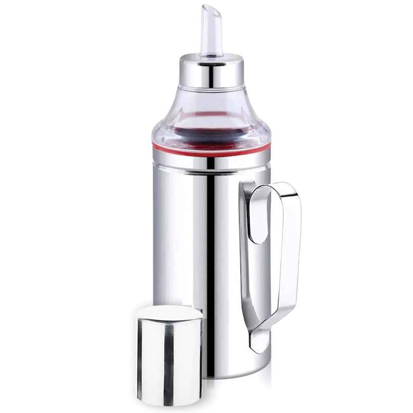 Capsicum Steel Oil Dispenser 1000Ml With Handle