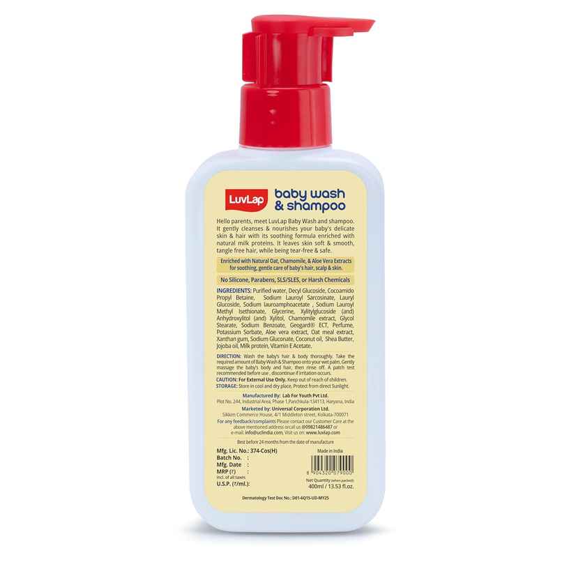 LuvLap Baby Wash Shampoo