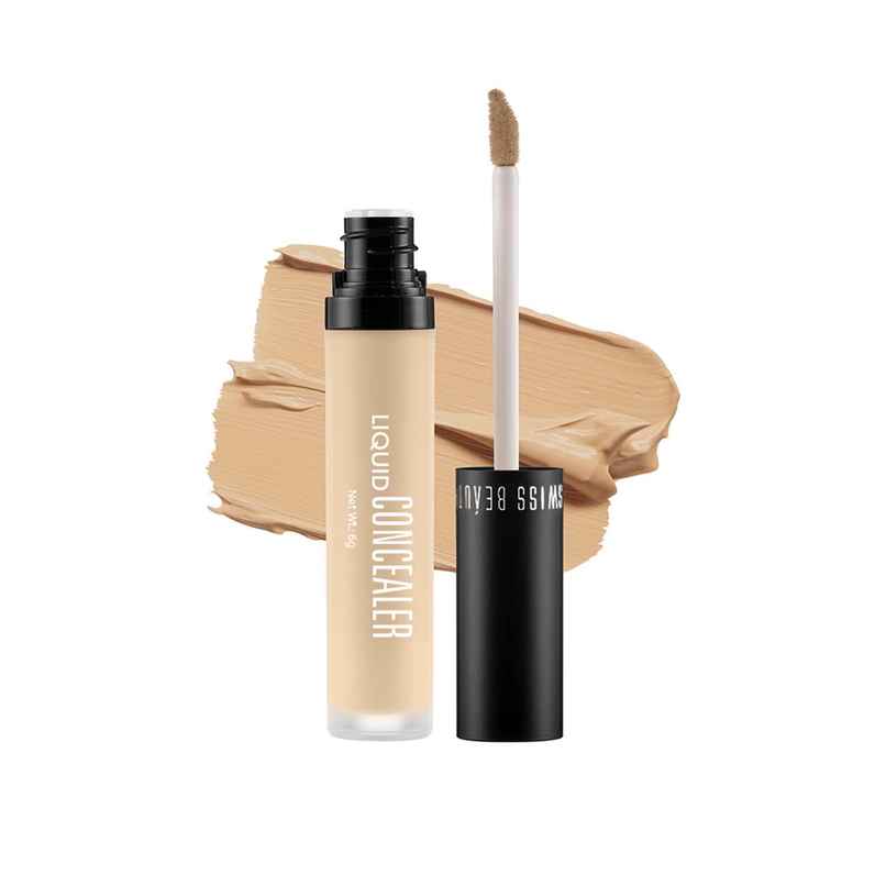 Swiss Beauty Liquid Concealer - 02 Sand Sable Swiss Beauty Liquid Concealer - 02 Sand Sable