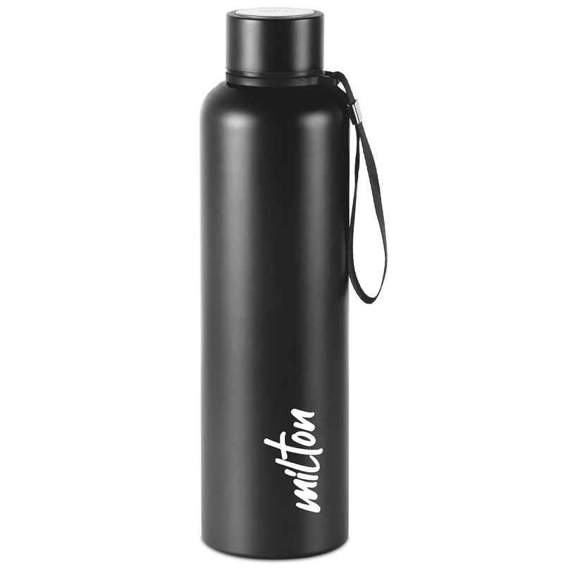 Milton Stainless Steel Thermosteel Bottle | Black | 1.05 L