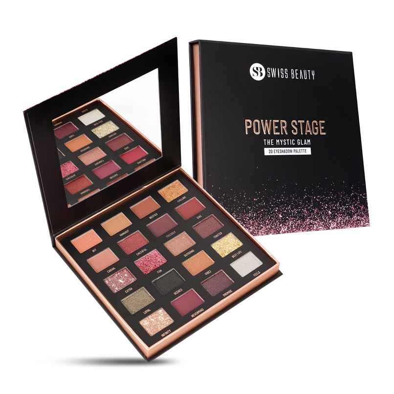 Swiss Beauty Power Stage Eyeshadow Palette - 01 Mystic Glam