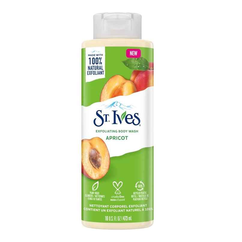 St. Ives Exfoliating Apricot Shower Gel | For Glowing Skin St. Ives Exfoliating Apricot Shower Gel | For Glowing Skin