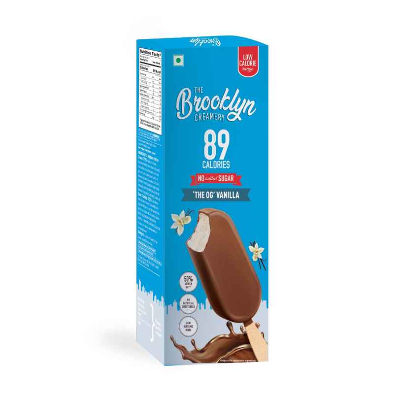 The Brooklyn Creamery Vanilla Chocobar (Zero Added Sugar)