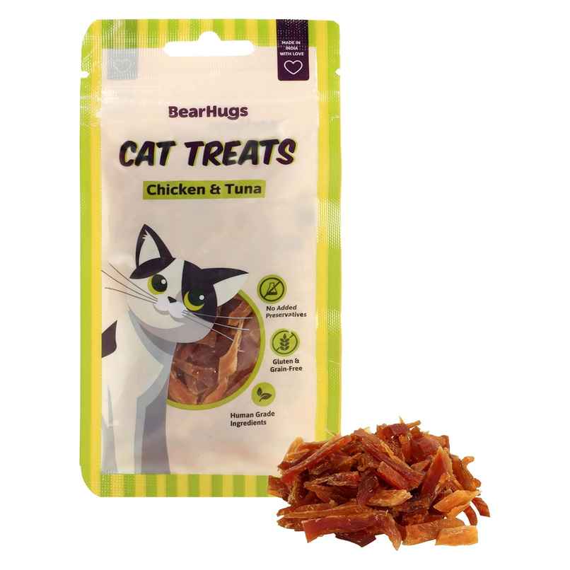 BearHugs Chicken & Tuna Non Veg Cat Treats