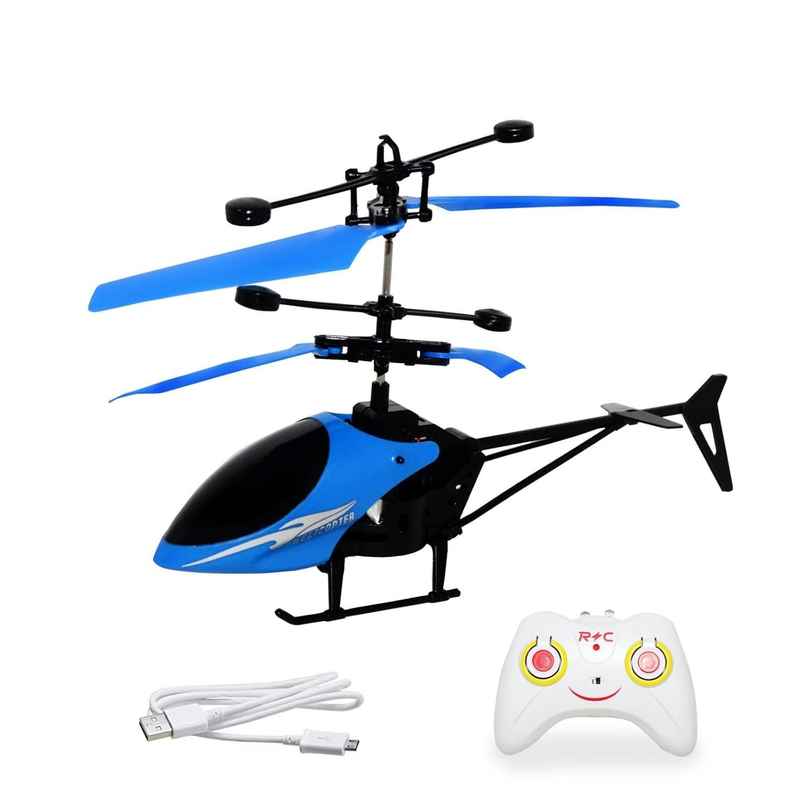 Toyshine 2 Channel RC Helicopter with Hand Sensor and USB Charging - Assorted