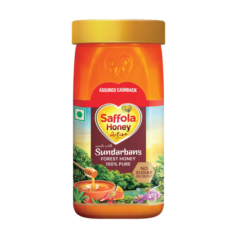 Saffola Honey Active, Made With Sundarban Forest Honey, 100% Pure Honey