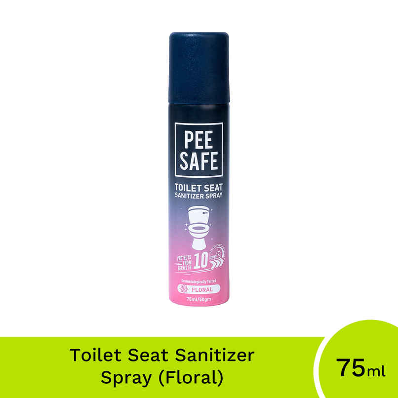 Pee Safe Toilet Seat Sanitizer Spray Floral