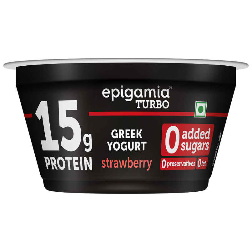 epigamia 15 g Protein Turbo Yogurt, Strawberry