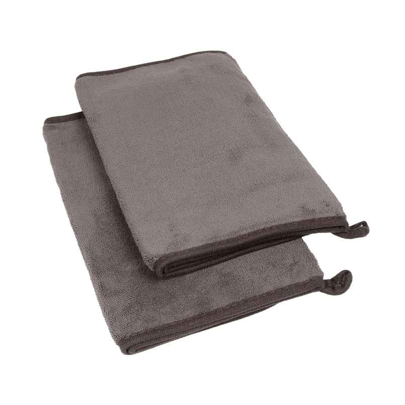 Cutting EDGE Microfiber Car Cleaning Cloth|Multipurpose for Car & Home|Set of 2|Dark Grey |75x35.5cm