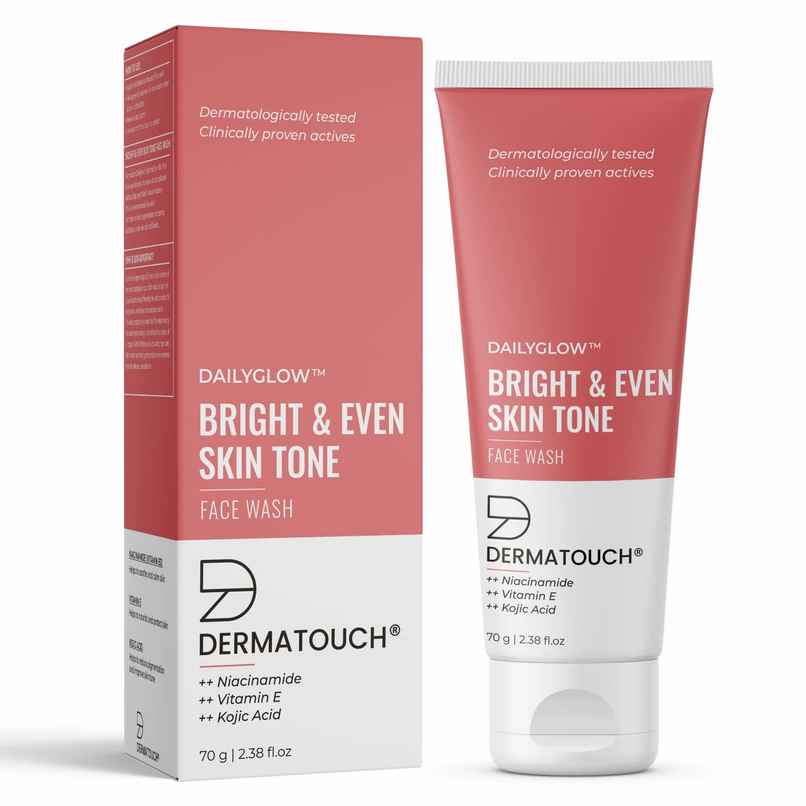 Dermatouch Bright & Even Tone Face Wash With Niacinamide Vitamin E And Kojic Acid Uneven Tone Dermatouch Bright & Even Tone Face Wash With Niacinamide Vitamin E And Kojic Acid Uneven Tone