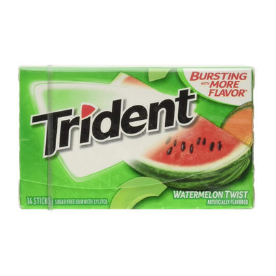 Trident Sugar Free Chewing Gum Watermelon Twist