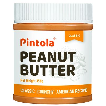Pintola Classic Peanut Butter Crunchy - Original American Recipe With High Protein Fiber Pintola Classic Peanut Butter Crunchy - Original American Recipe With High Protein Fiber