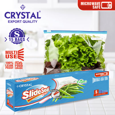 Crystal Small Slide Seal Bag