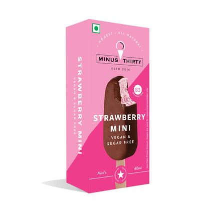 MINUS THIRTY Strawberry Mini Stick Vegan & Sugar Free