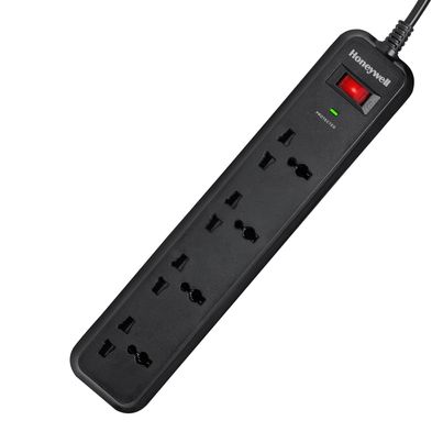Honeywell 4 Out Surge Protector With Master Switch