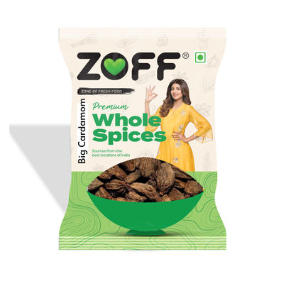 ZOFF Big Cardamom Whole - Badi Elaichi
