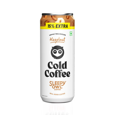 Sleepy Owl Hazelnut Cold Coffee