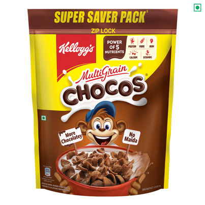 Kellogg's Multigrain Chocos | More Chocolatey | No-Maida Kellogg's Multigrain Chocos | More Chocolatey | No-Maida