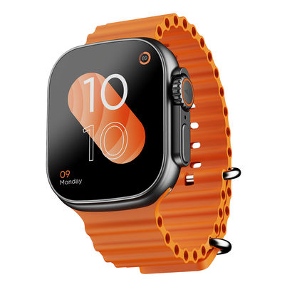 boAt Wave Aura Smartwatch | 1.96" Display, 100+ Sports Modes, Functional Crown, BT Calling - Royal Orange boAt Wave Aura Smartwatch | 1.96" Display, 100+ Sports Modes, Functional Crown, BT Calling - Royal Orange