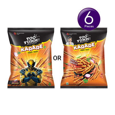Too Yumm! Karare Munchy Masala | Spicy | No Palm Oil Crisps Combo 