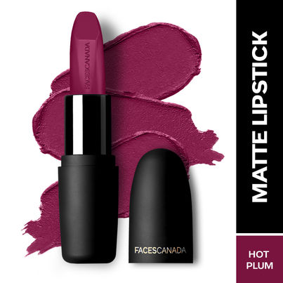 Faces Canada Weightless Matte Finish Lipstick - Hot Plum 24