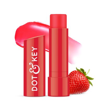 Dot & Key Barrier Repair Hydrating Lip Balm SPF 50 | Strawberry Red Dot & Key Barrier Repair Hydrating Lip Balm SPF 50 | Strawberry Red