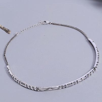 Voylla Aztec Bar Tribal Inspired Choker Necklace Voylla Aztec Bar Tribal Inspired Choker Necklace