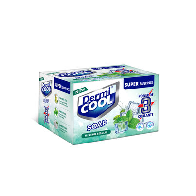 Dermicool Soap With The Power Of 3 Coolants - Camphor, Menthol, Thyme Oil Dermicool Soap With The Power Of 3 Coolants - Camphor, Menthol, Thyme Oil