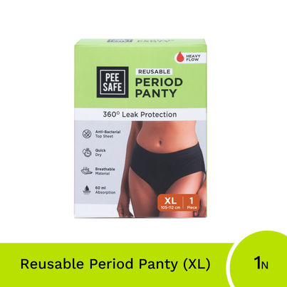Pee Safe Reusable Period Panty For Women & Girls | Extra Large Size | Lasts Up to 60 Washes