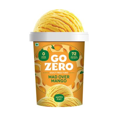 Go Zero Mad Over Mango Low Calorie Guilt Free Ice Cream Tub