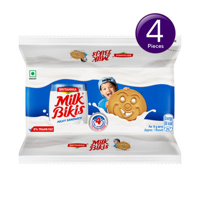 Britannia Milk Bikis Glucose Biscuits |  Combo