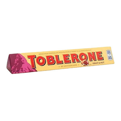 Toblerone Fruit & Nut Chocolate Toblerone Fruit & Nut Chocolate