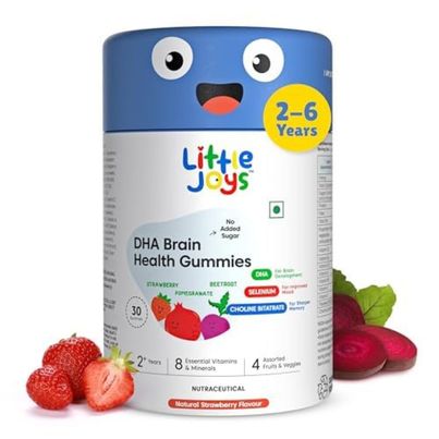 Little Joys Dha Brain Gummies | 2+ Years - Strawberry