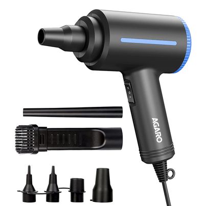 AGARO Compressed AD1719 Air Duster, Air Blower, 48000 RPM, Variable Speed, Copper Motor, Black