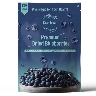 Khari Foods Premium Blueberries Dried | Antioxidants Rich | Sweet & Delicious