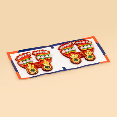 Pearls Charan Sticker | Diacraft