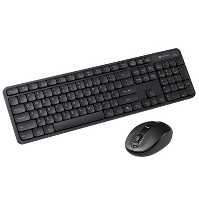 Portronics Key8 Combo Wireless Keyboard and Mouse Set with 2.4 GHz Wireless(Black)