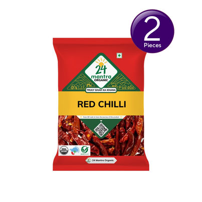 24 Mantra Organic Red Chilly Whole Combo