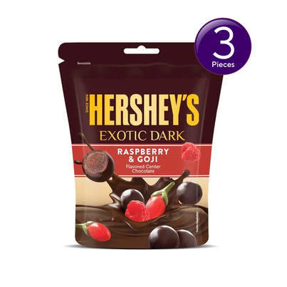 Hershey'S Exotic Raspberry & Goji Dark Chocolate Share Bag Combo Hershey'S Exotic Raspberry & Goji Dark Chocolate Share Bag Combo