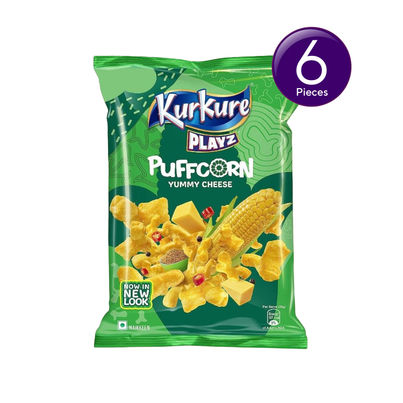 Kurkure Yummy PuffCorn Yummy Cheese Chips Combo 