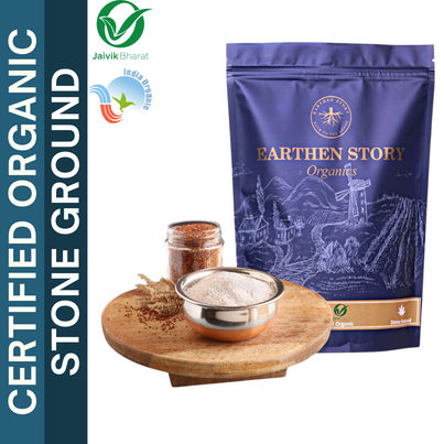 Earthen Story Organic Ragi Atta Earthen Story Organic Ragi Atta