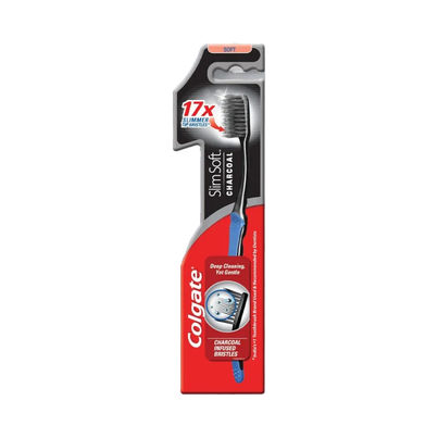 Colgate Toothbrush - Slim Soft Charcoal